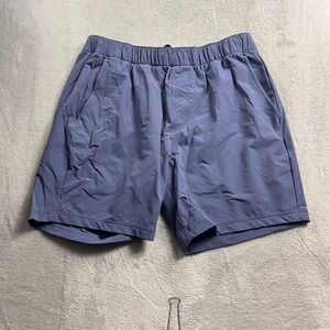 Rhoback Everyday Shorts Mens Large Blue Active Performance Stretch Golf 7 Inseam